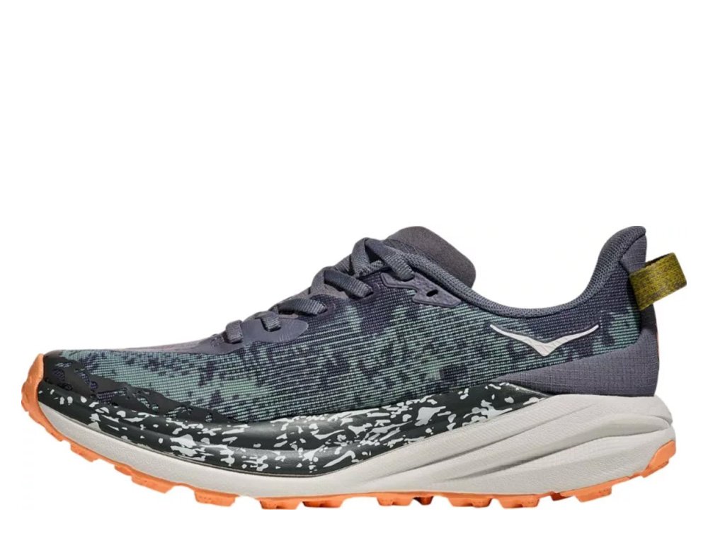 Buty Hoka Speedgoat 6 W Zielono-Pomarańczowe