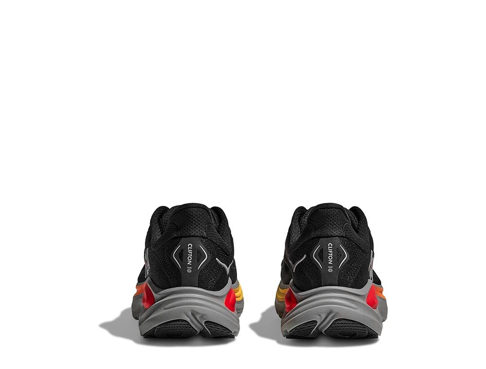 Buty Hoka Clifton 10 M Czarno-Pomarańczowe