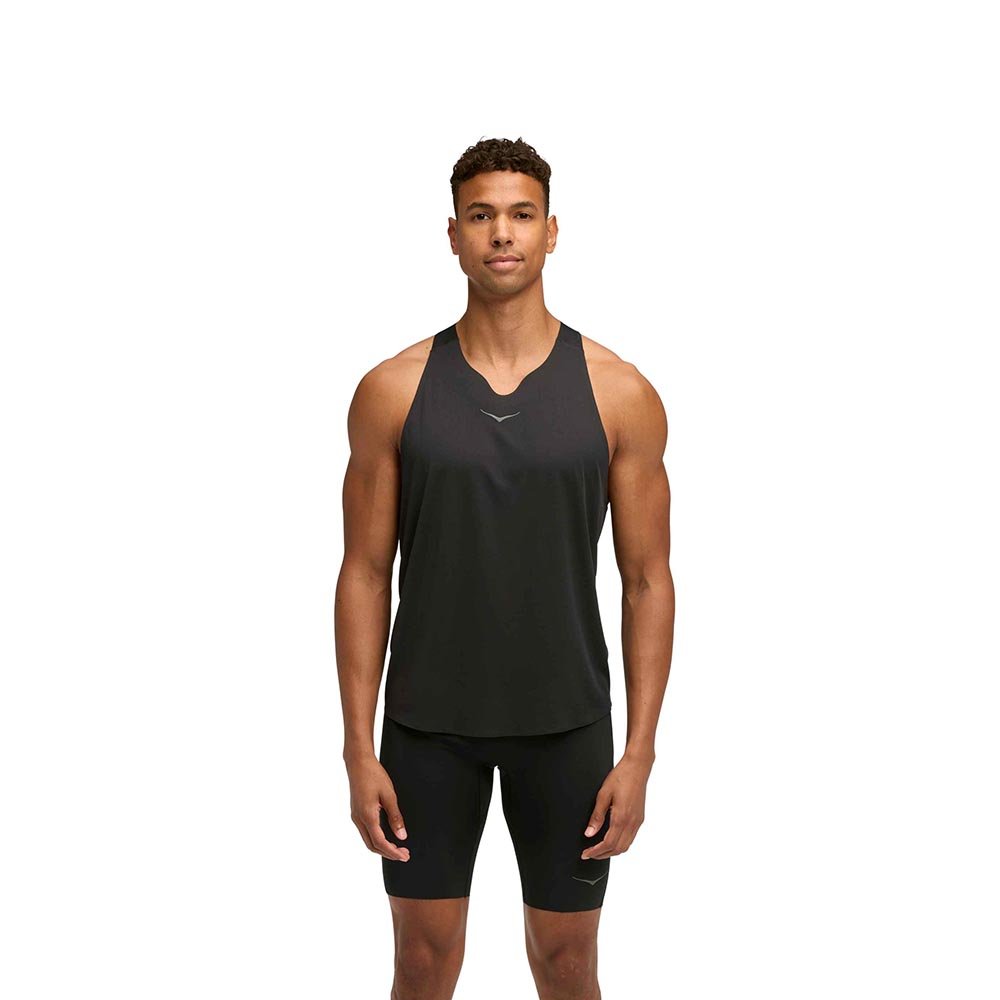 Koszulka Hoka Race Singlet M Czarna