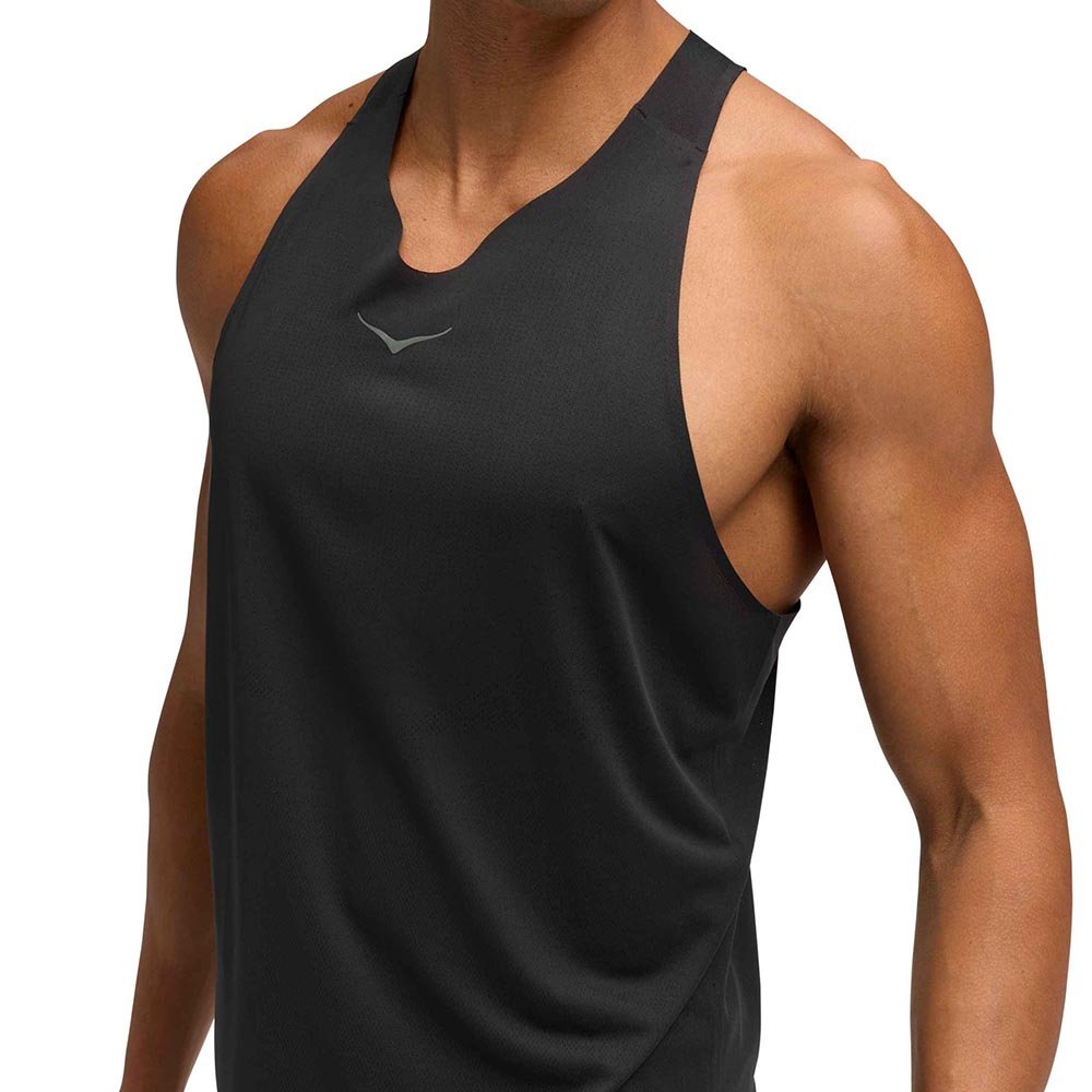 Koszulka Hoka Race Singlet M Czarna