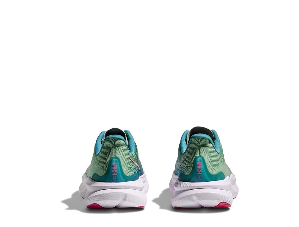 Buty Hoka Mach 6 W Zielono-Różowe