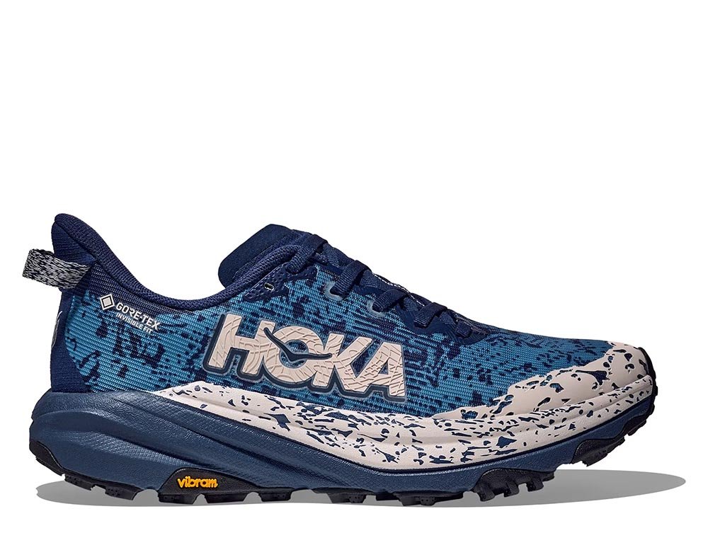 Buty Hoka Speedgoat 6 Gore-Tex W Niebiesko-Białe