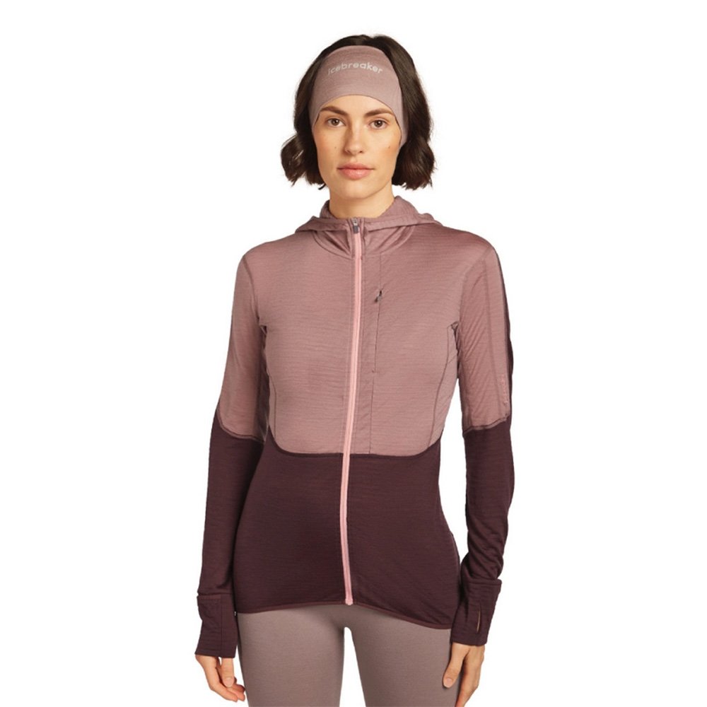 Opaska Icebreaker Merino 200 Oasis U Pudrowo-Różowa