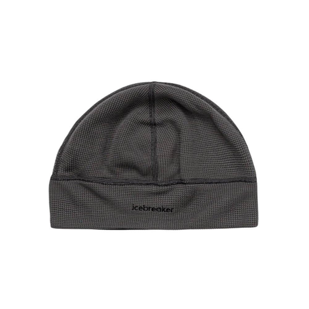Czapka Icebreaker Merino 260 Waffle Knit Wander Reversible Beanie U Szaro-Czarna