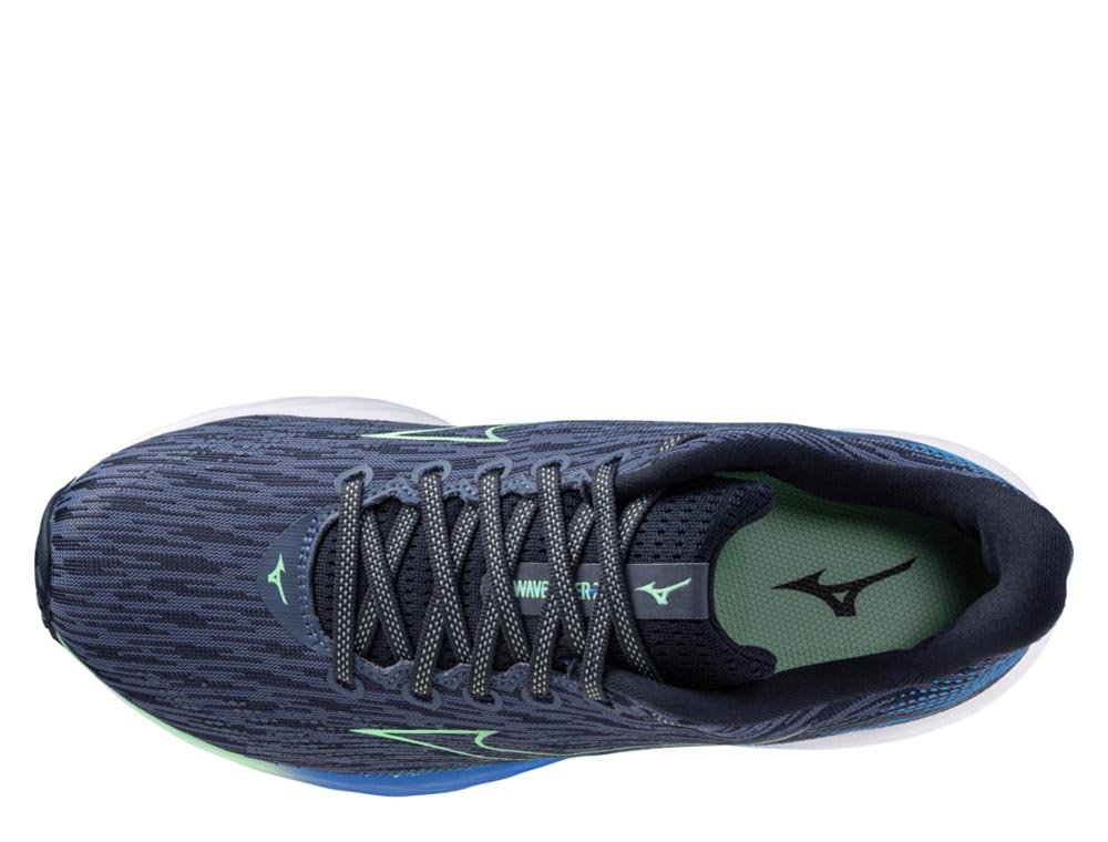 Buty Mizuno Wave Rider 28 M Granatowo-Zielone