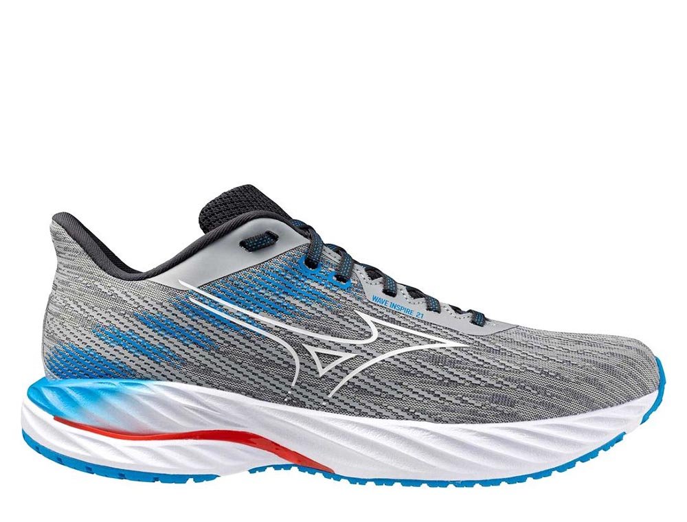 Buty Mizuno Wave Inspire 21 M Szaro-Niebieskie