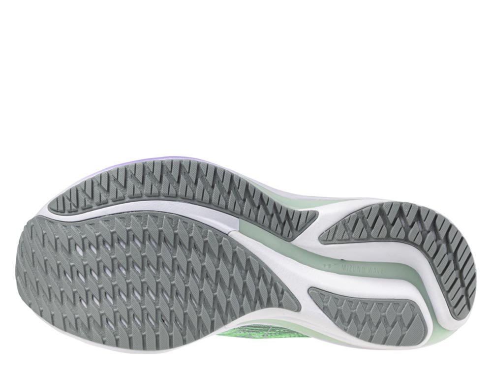 Buty Mizuno Wave Rider 28 W Zielono-Fioletowe