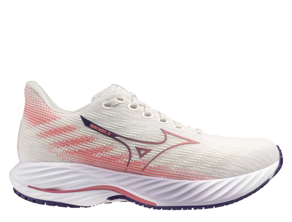Buty Mizuno Wave Rider 28 W Biało-Różowe