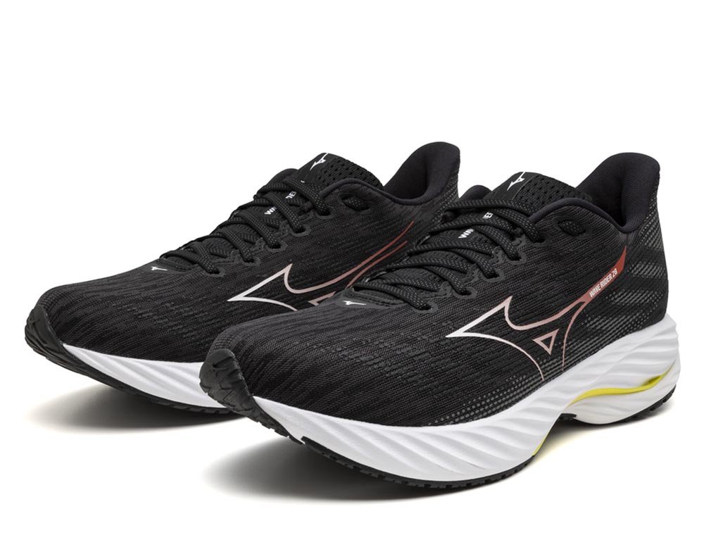 Buty Mizuno Wave Rider 28 M Czarno-Czerwone