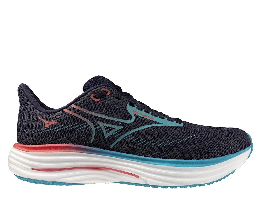 Buty Mizuno Wave Rider 29 M Granatowo-Niebieskie [J1GC250301