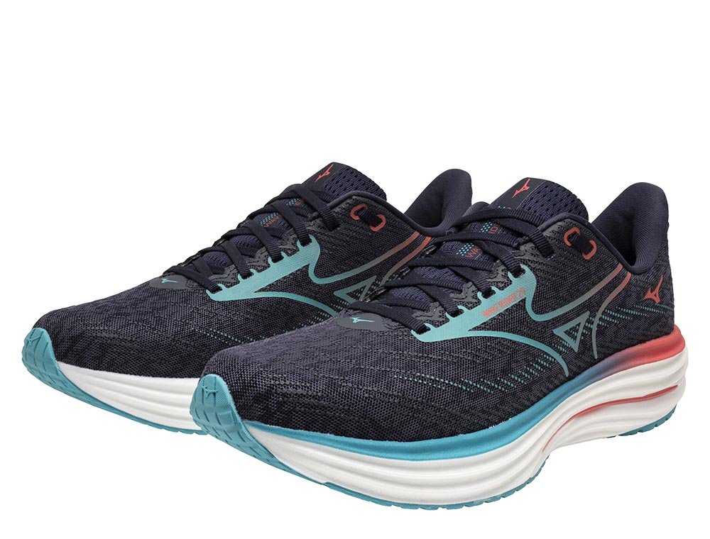 Buty Mizuno Wave Rider 29 M Granatowo-Niebieskie