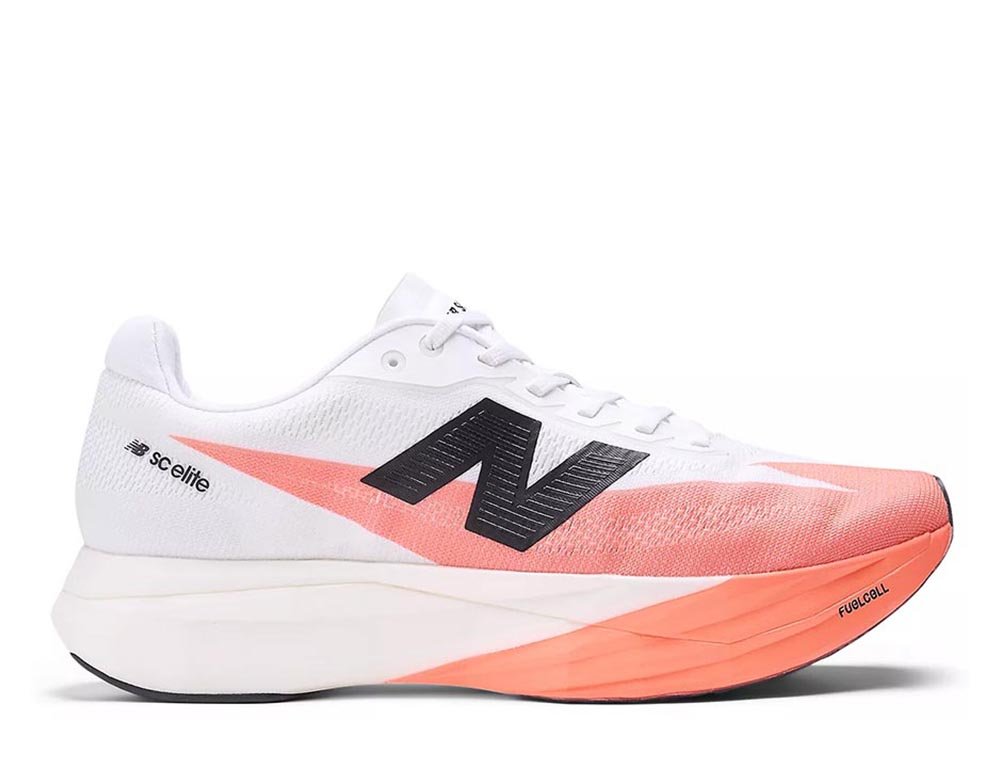 Buty New Balance Fuelcell SuperComp Elite v5 M Biało-Koralowe
