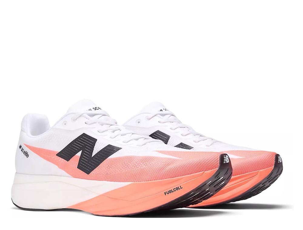 Buty New Balance Fuelcell SuperComp Elite v5 M Biało-Koralowe