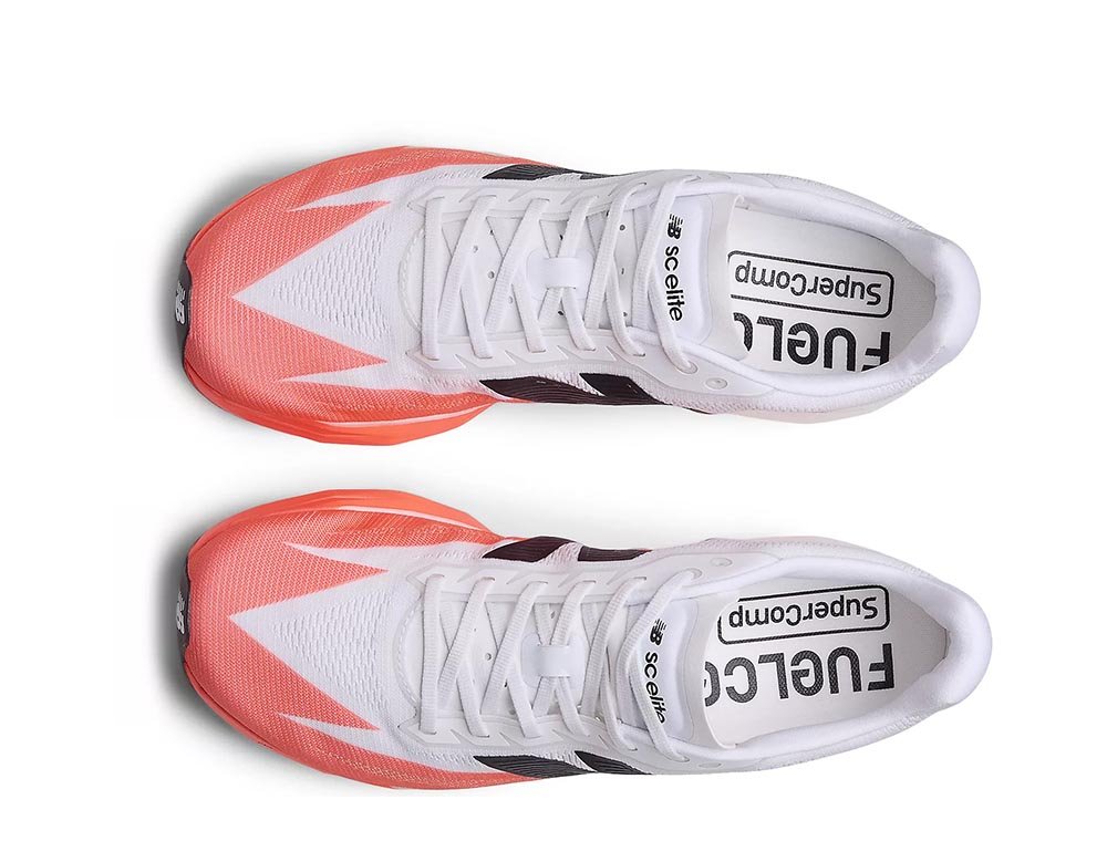 Buty New Balance Fuelcell SuperComp Elite v5 M Biało-Koralowe
