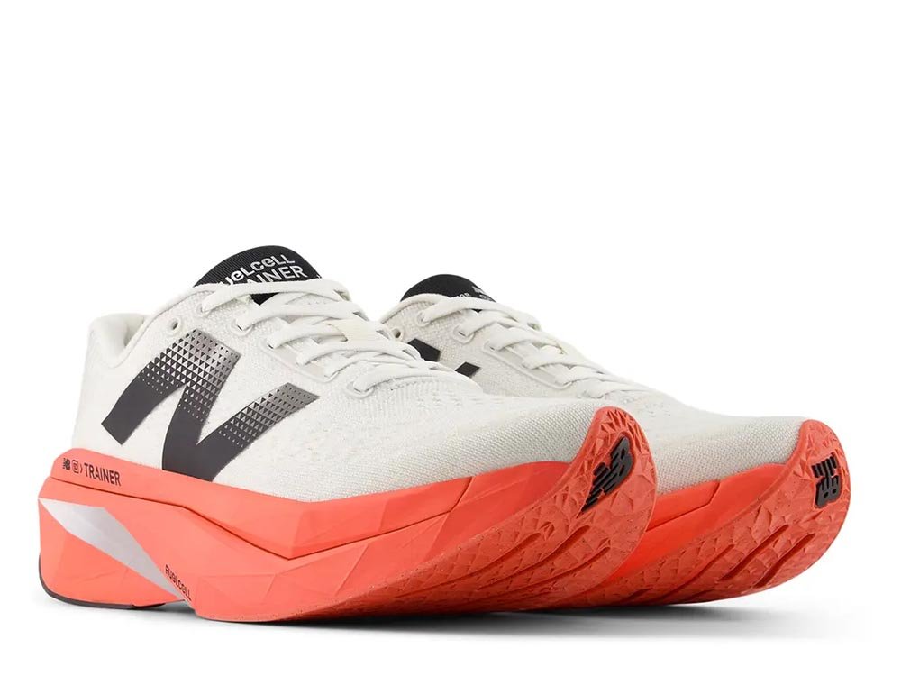 Buty New Balance Fuelcell SuperComp Trainer v4 M Biało-Koralowe