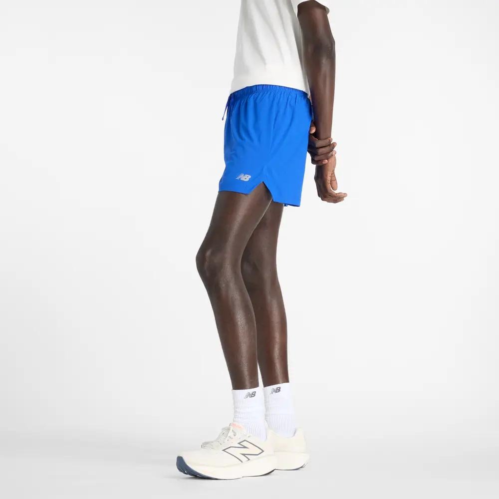 Spodenki New Balance Short 5 M Niebieskie