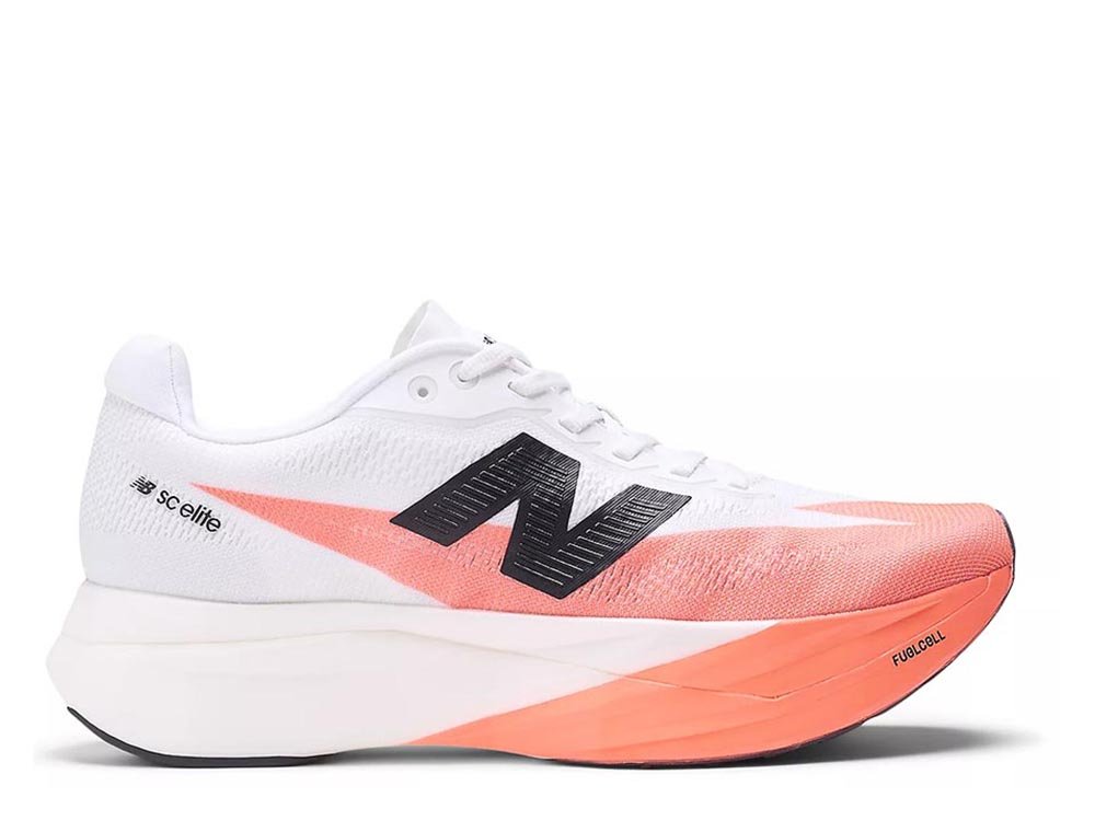 Buty New Balance Fuelcell SuperComp Elite v5 W Biało-Koralowe
