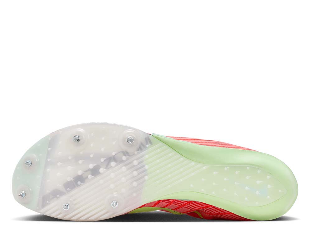 Kolce do biegania Nike Air Zoom Maxfly 2 U Czerwono-Limonkowe