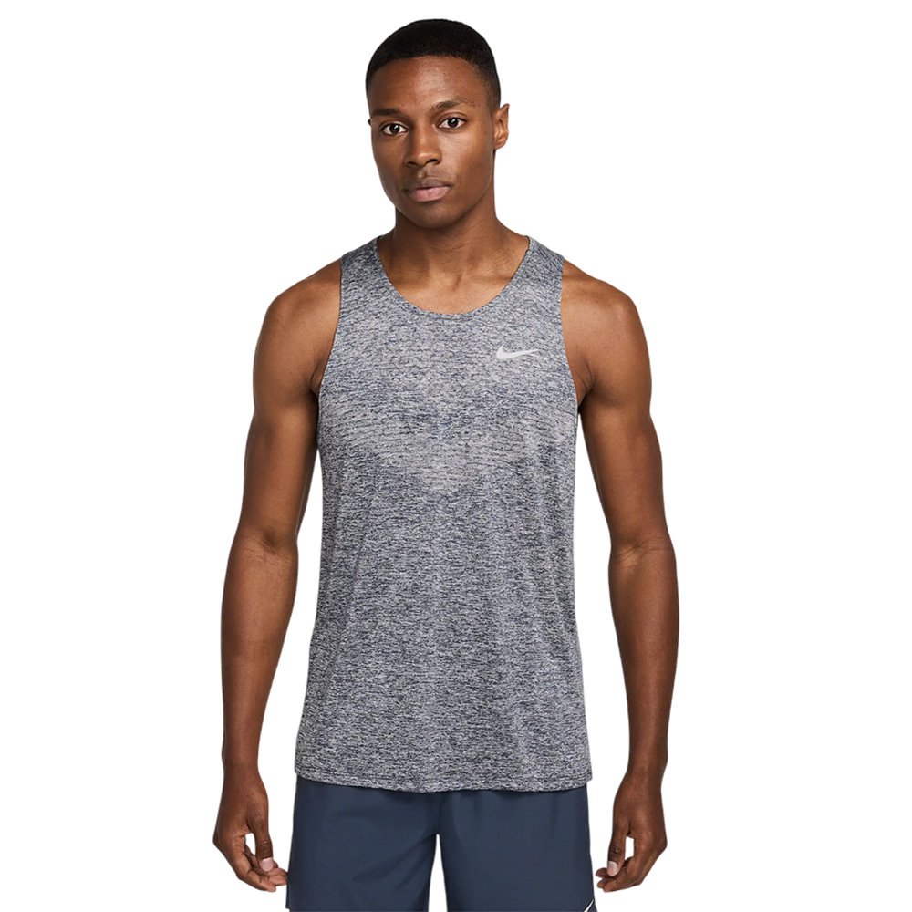 Koszulka Nike Stride Tank M Niebiesko-Szara