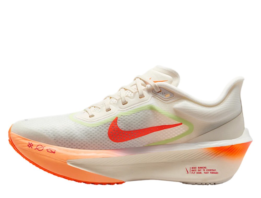Nike Zoom Fly 6 W Biało-Pomarańczowe