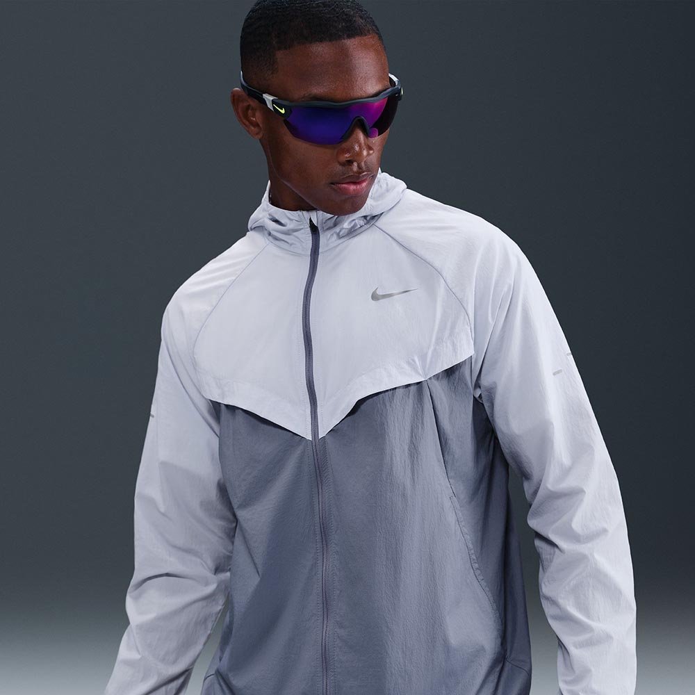 Kurtka Nike Stride Jacket M Biało-Fioletowa