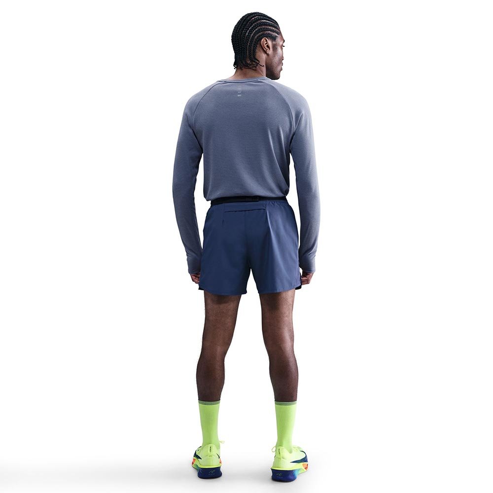 Koszulka Nike Dri-FIT Stride Waffle Crew M Niebieska