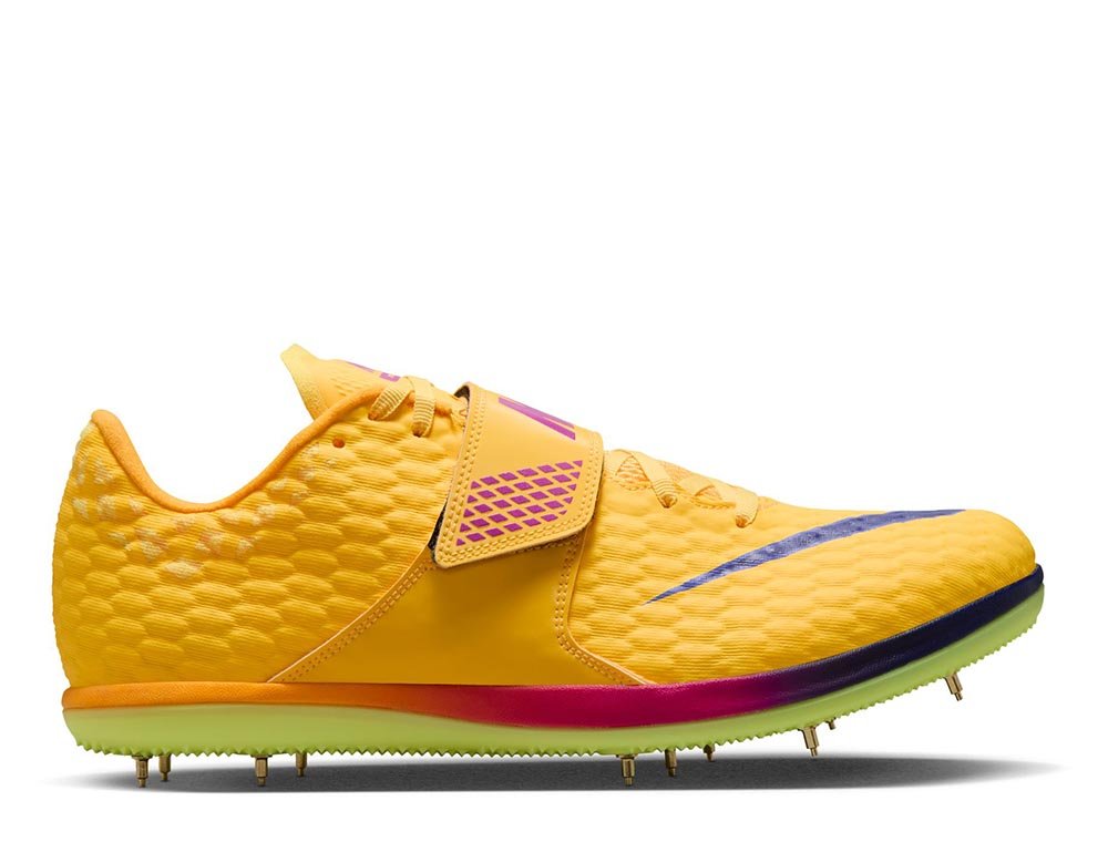 Nike High Jump Elite U Żółto-Niebieskie