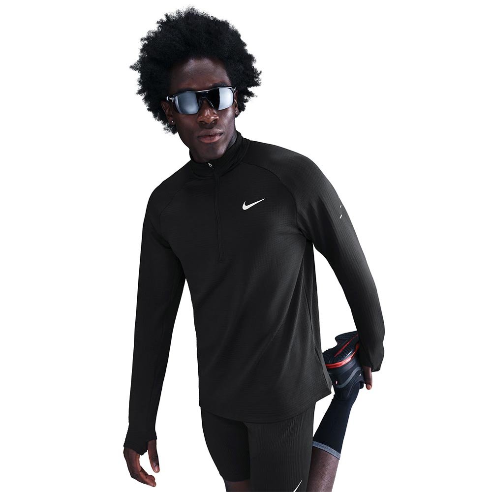 Koszulka Nike Therma-FIT Winter 1/2 Zip M Czarna
