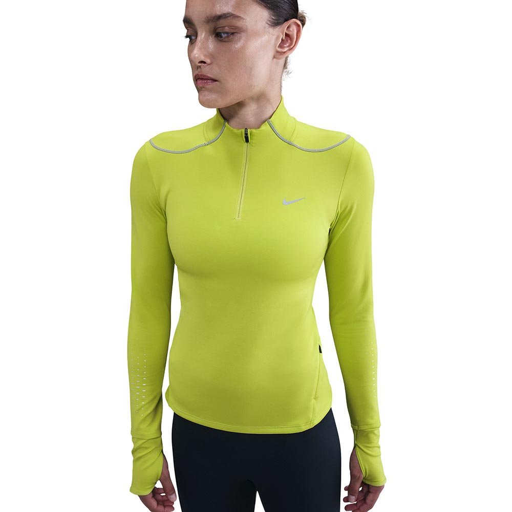 Koszulka Nike Therma-Fit Swift W Limonkowa