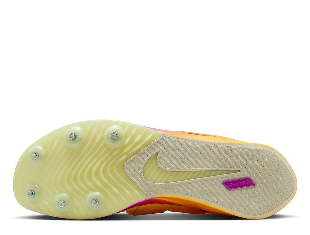 Kolce do biegania Nike Zoom Rival Jump U Żółto-Niebieskie