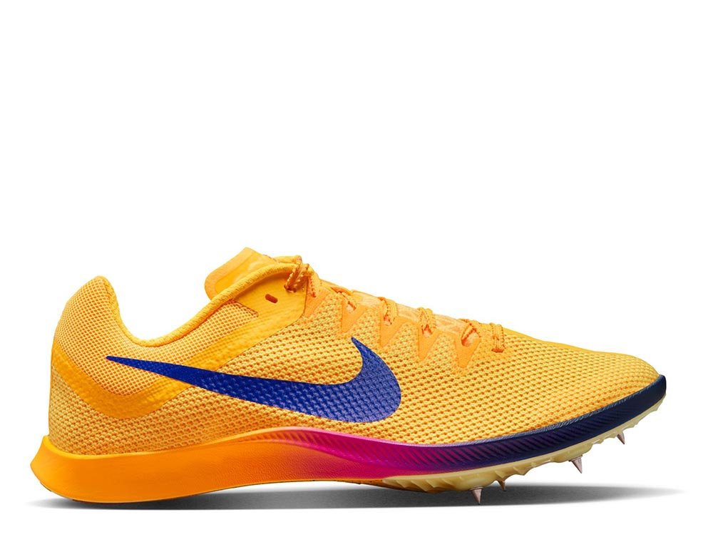 Buty Nike Zoom Rival Distance U Żółto-Niebieskie