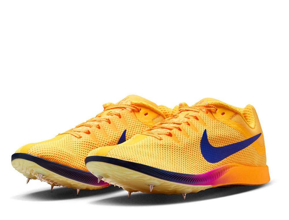 Buty Nike Zoom Rival Distance U Żółto-Niebieskie