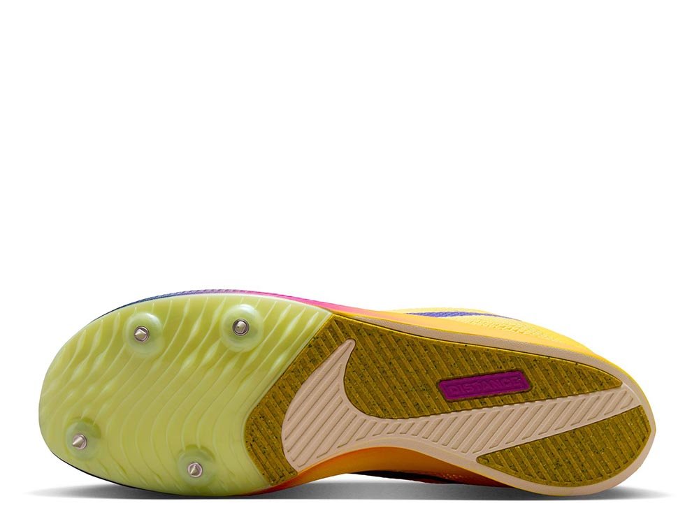 Buty Nike Zoom Rival Distance U Żółto-Niebieskie