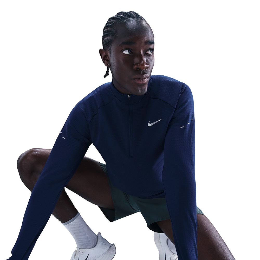 Koszulka Nike Therma-FIT Winter 1/2 Zip M Granatowa