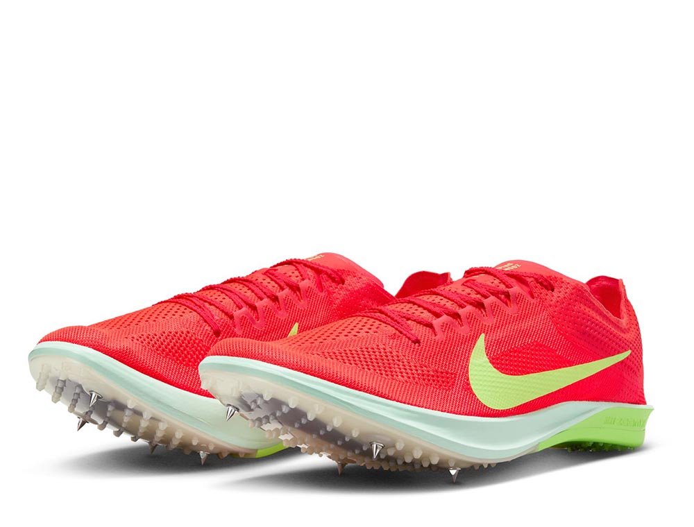 Kolce do biegania Nike ZoomX Dragonfly 2 U Czerwono-Limonkowe