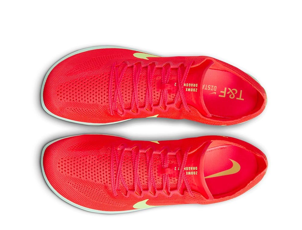 Kolce do biegania Nike ZoomX Dragonfly 2 U Czerwono-Limonkowe