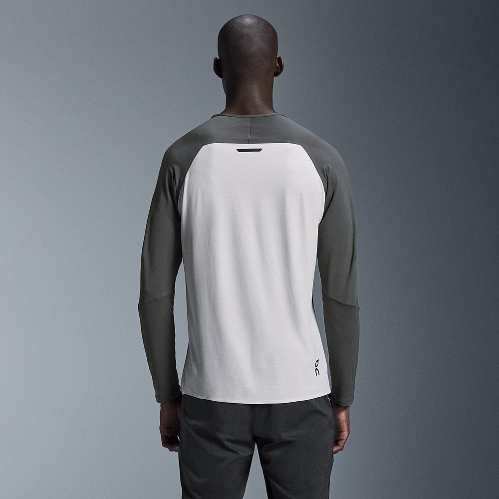 Koszulka On Performance Long-T M Szaro-Biała