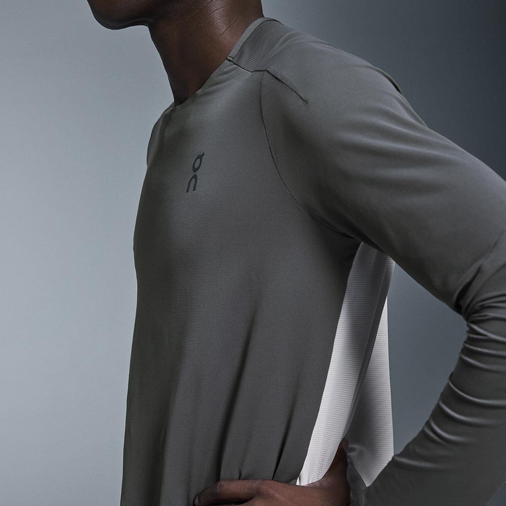 Koszulka On Performance Long-T M Szaro-Biała