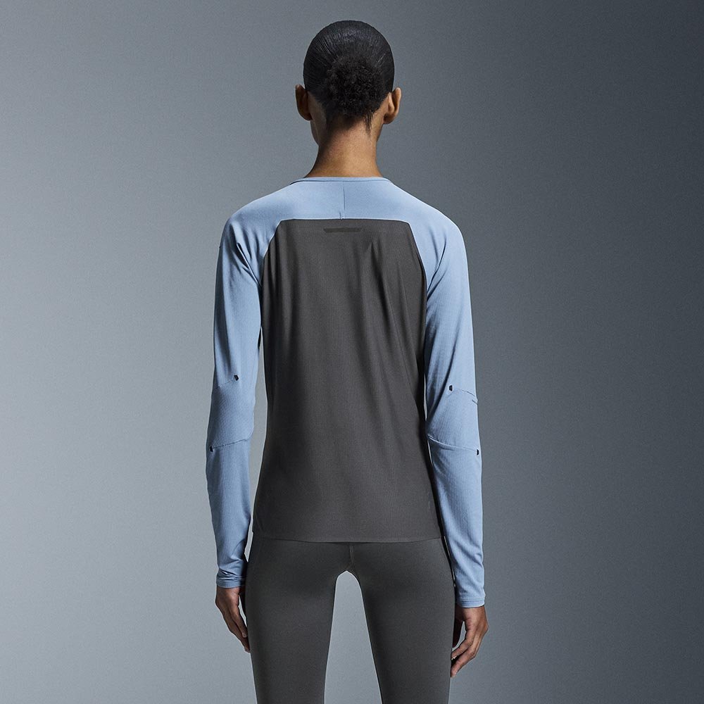 Koszulka On Performance Long-T W Niebiesko-Szara