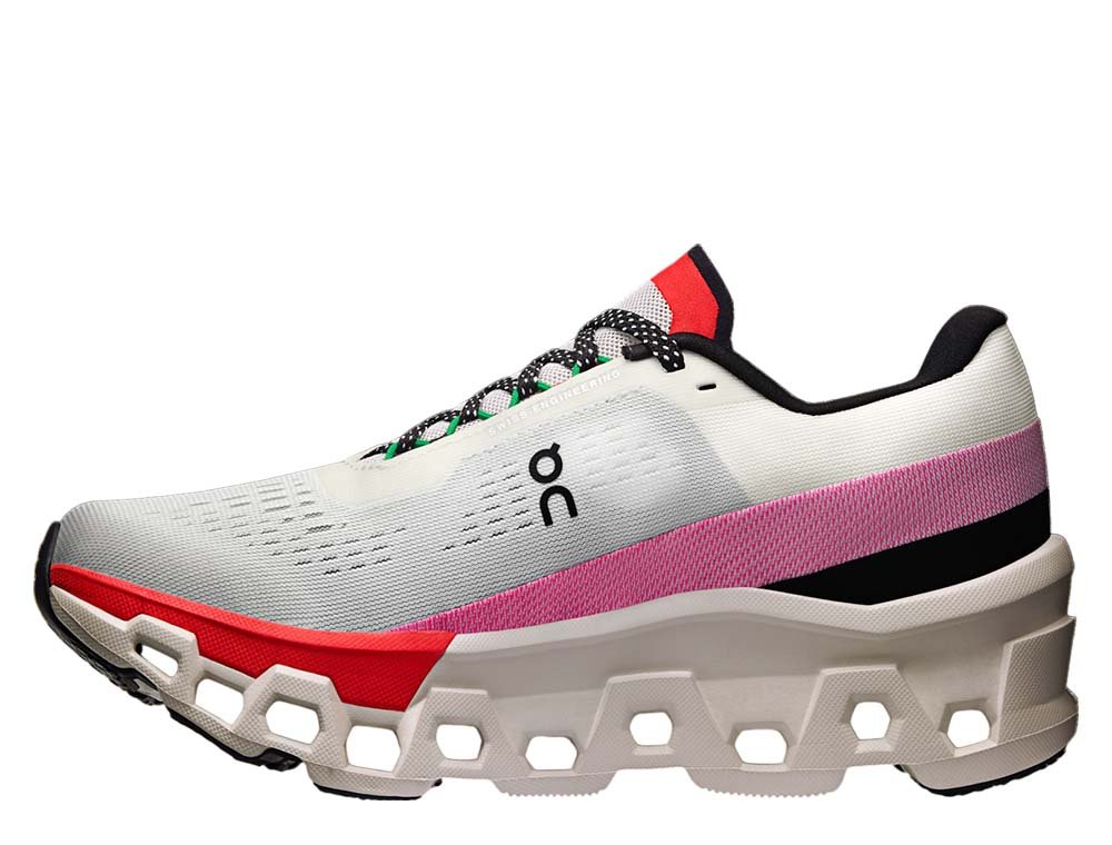 Buty On Cloudmonster 2 W Biało-Czerwone