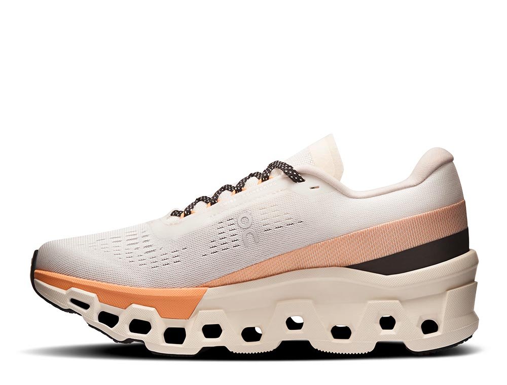 Buty On Cloudmonster 2 W Biało-Pomarańczowe