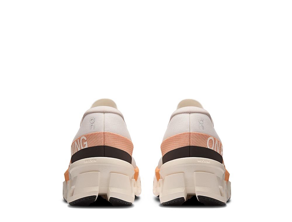 Buty On Cloudmonster 2 W Biało-Pomarańczowe