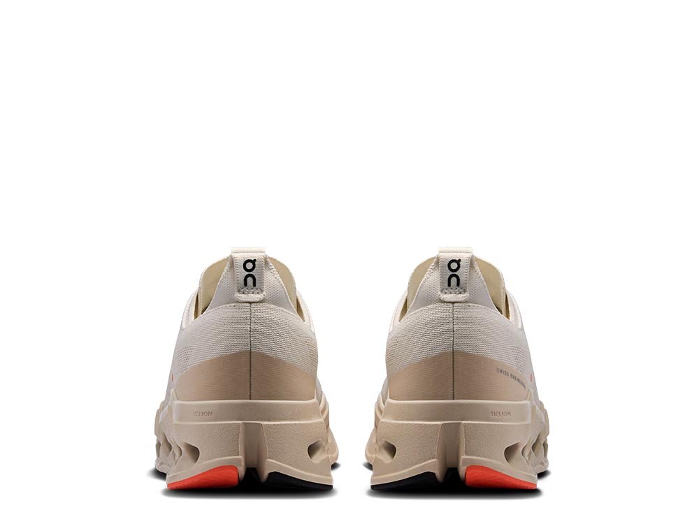 Buty On Cloudsurfer Max Ivory/Salmon M Kremowo-Pomarańczowe