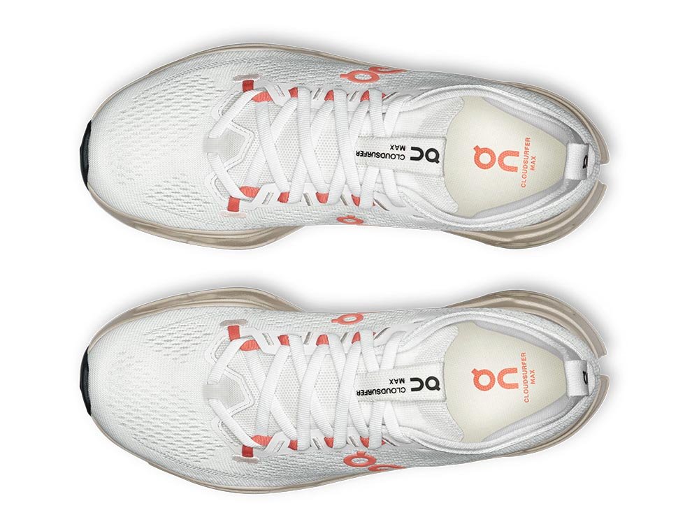 Buty On Cloudsurfer Max Ivory/Salmon W Kremowo-Pomarańczowe