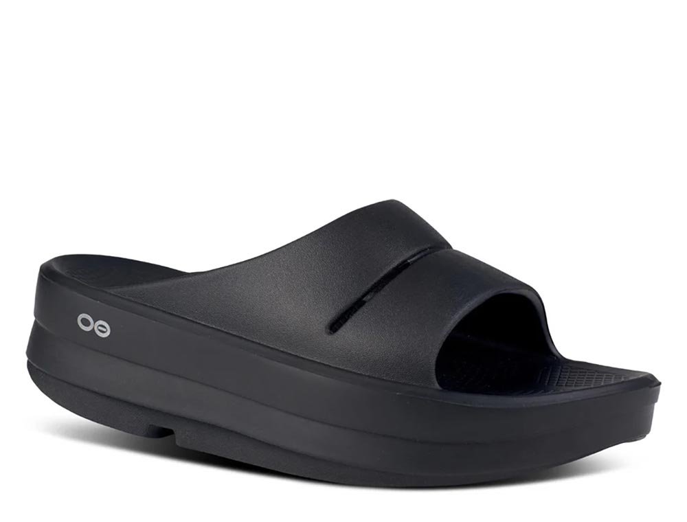 Klapki OOFOS OOAHH Black Matte U Czarne