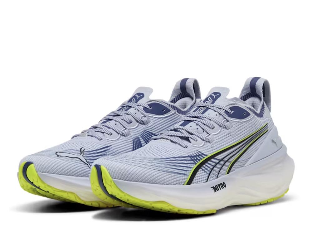 Buty ForeverRun Nitro 2 M Błękitno-Limonkowe