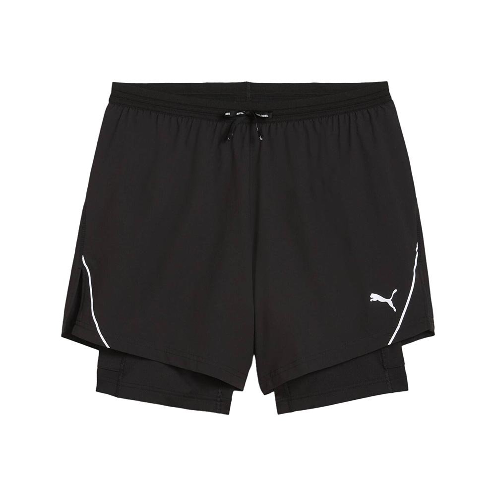 Spodenki Puma Ultraweave 5" 2 In 1 M Czarno-Białe