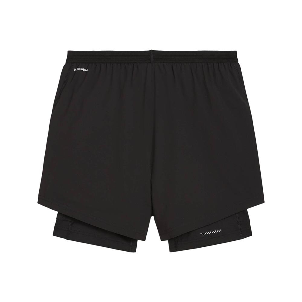 Spodenki Puma Ultraweave 5" 2 In 1 M Czarno-Białe