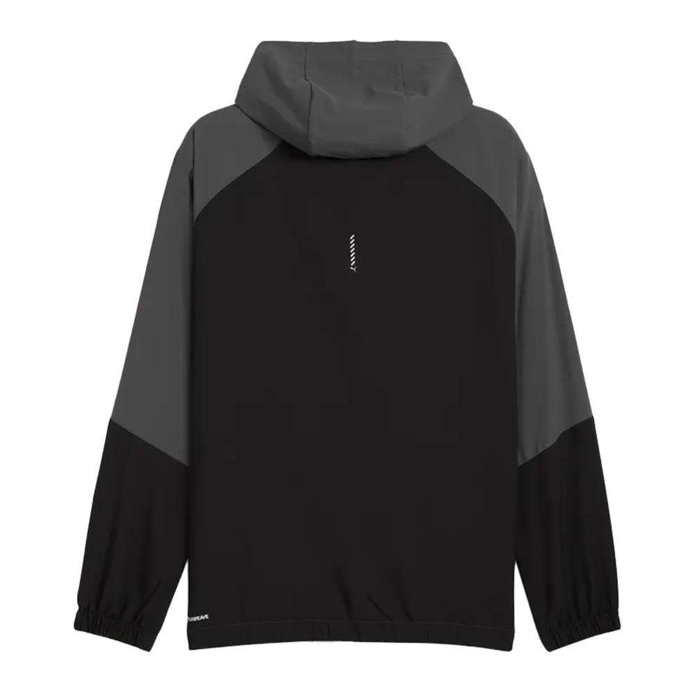 Kurtka Puma Run Ultraweave Hooded Jacket M Szaro-Czarna