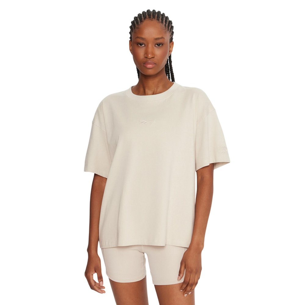 Koszulka Reebok x Ewa Chodakowska Boxy W Beżowa